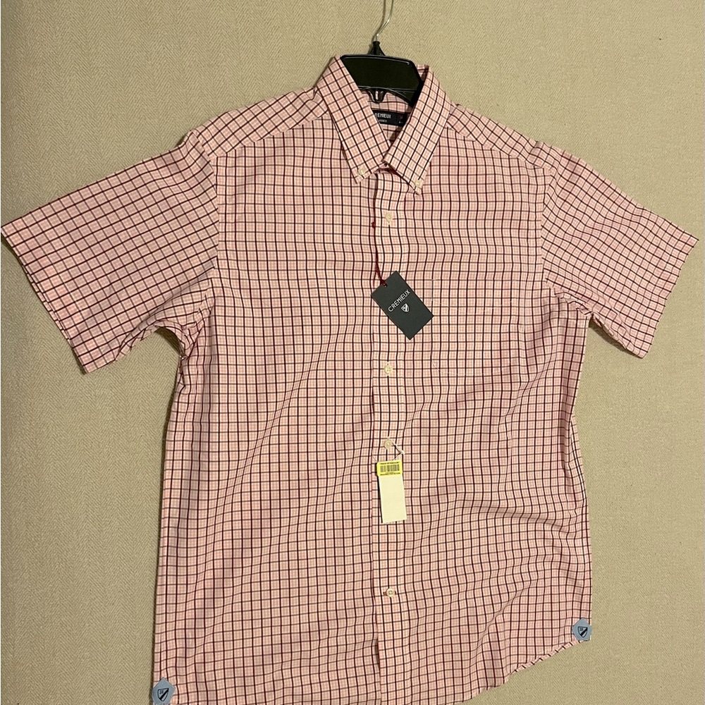 Daniel Cremieux | Networking Collection | Checked Short Sleeve Button-Down